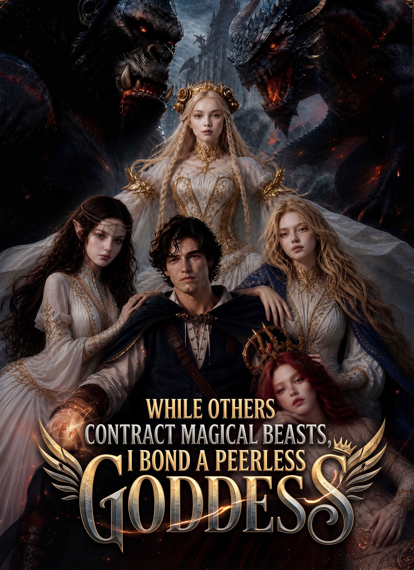 Poster for While Others Contract Magical Beasts, I Bond a Peerless Goddess