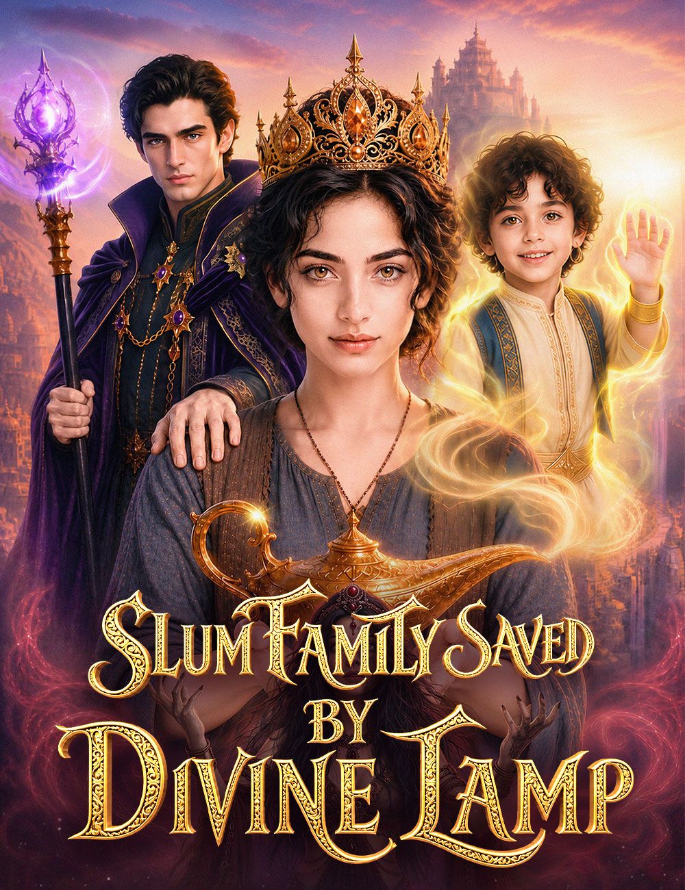Slum Family Saved by Divine Lamp poster