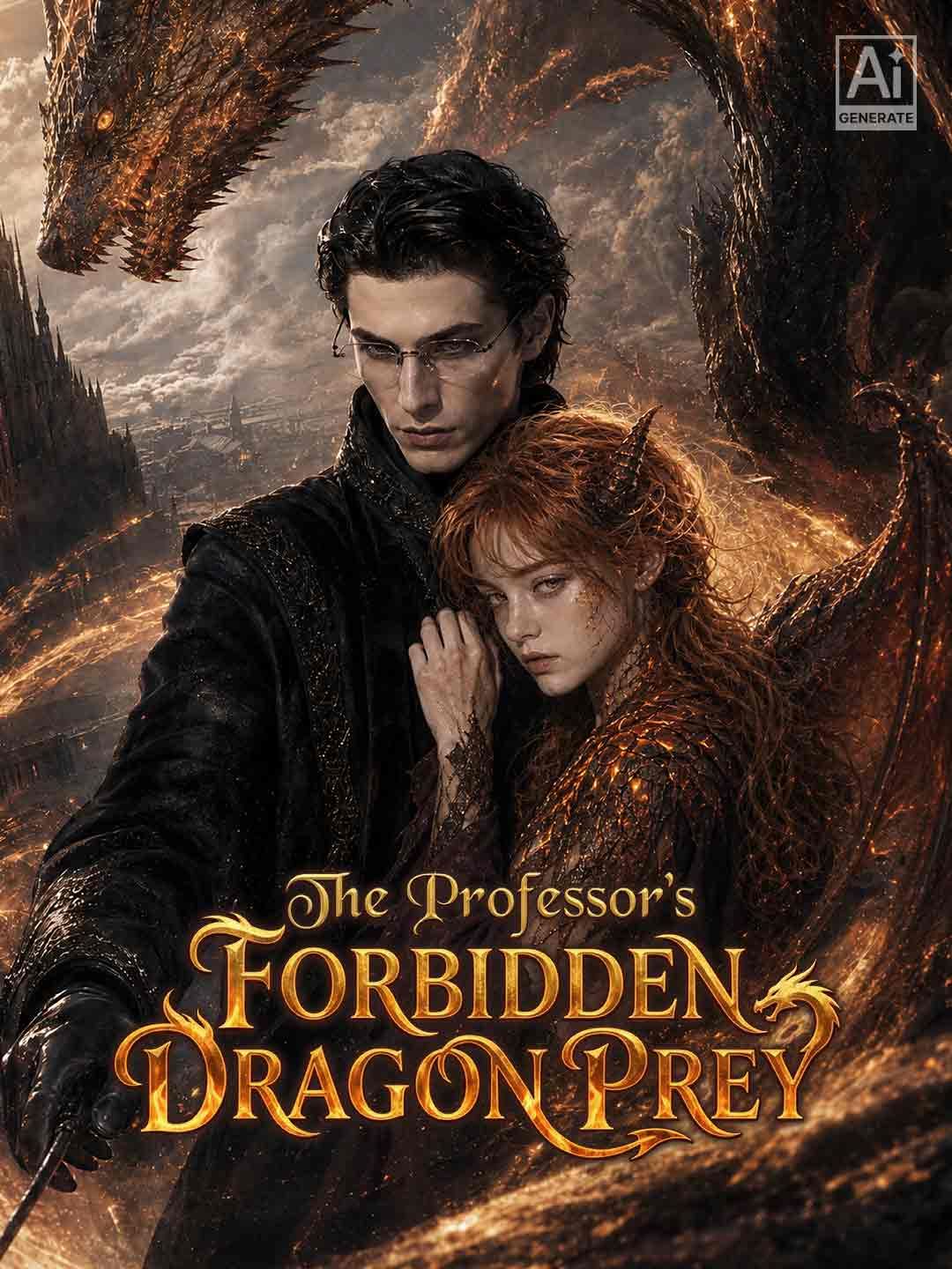 Poster for The Professor’s Forbidden Dragon Prey