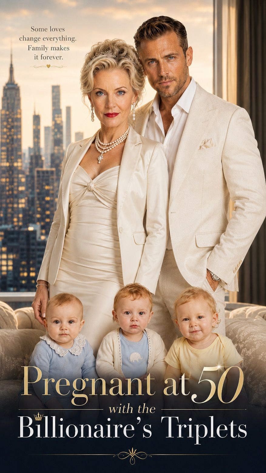 Pregnant at 50 with the Billionaire's Triplets