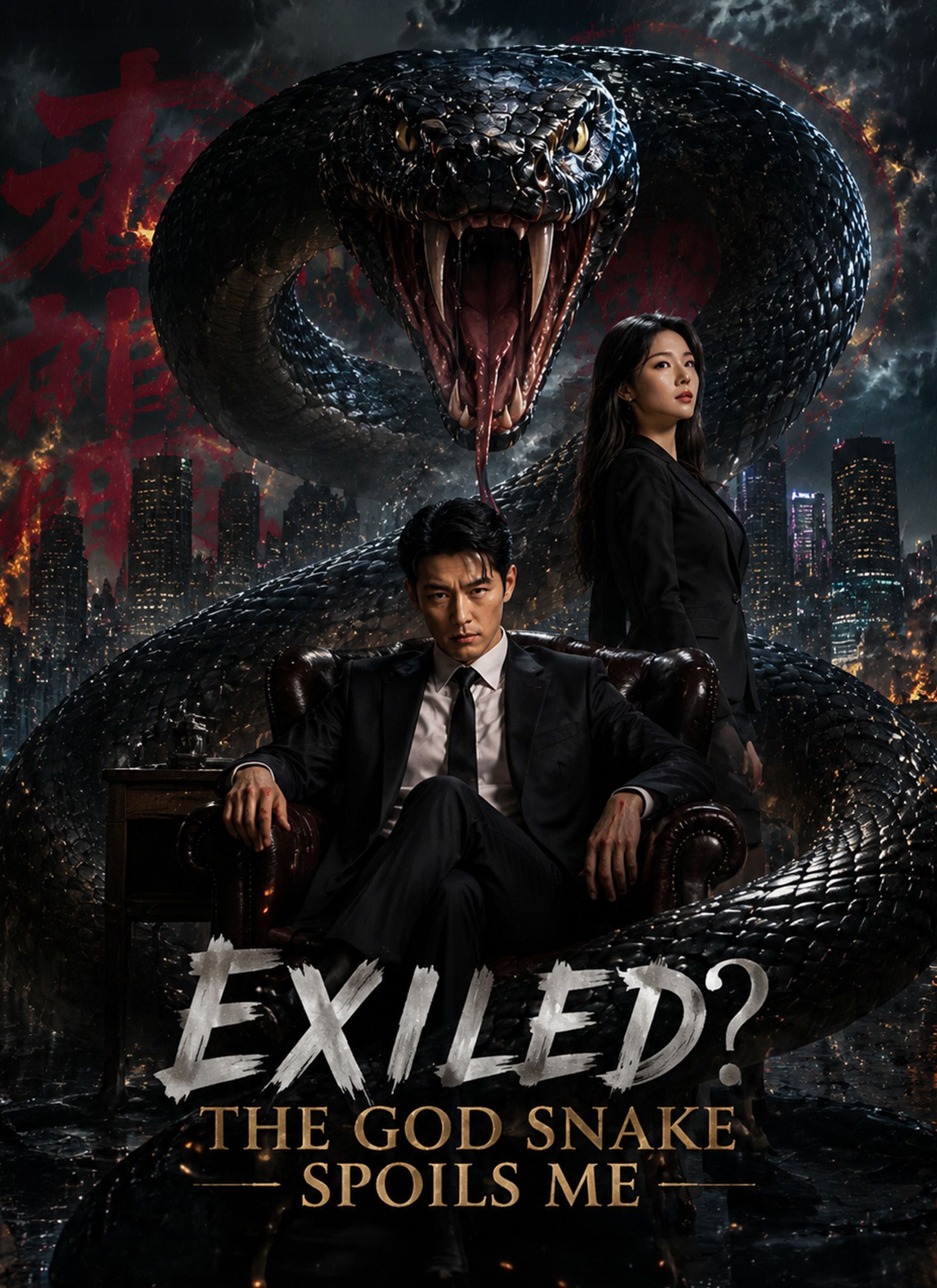 [Dubbed] Exiled? The God Snake Spoils Me poster