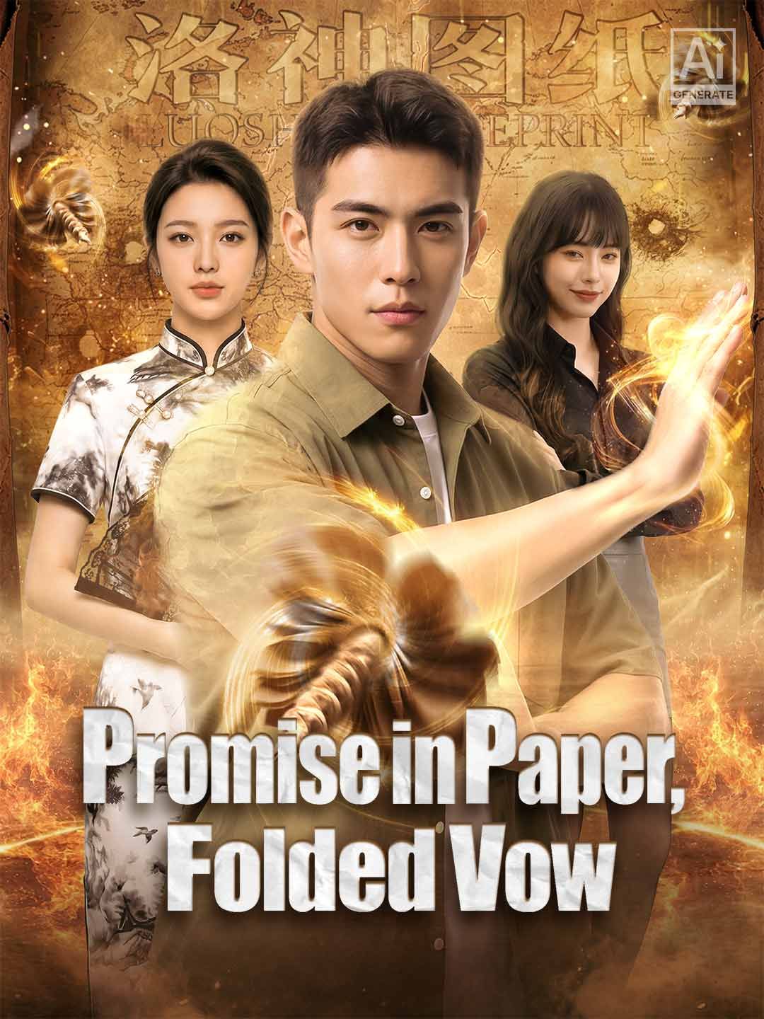 Poster for Promise in Paper, Folded Vow