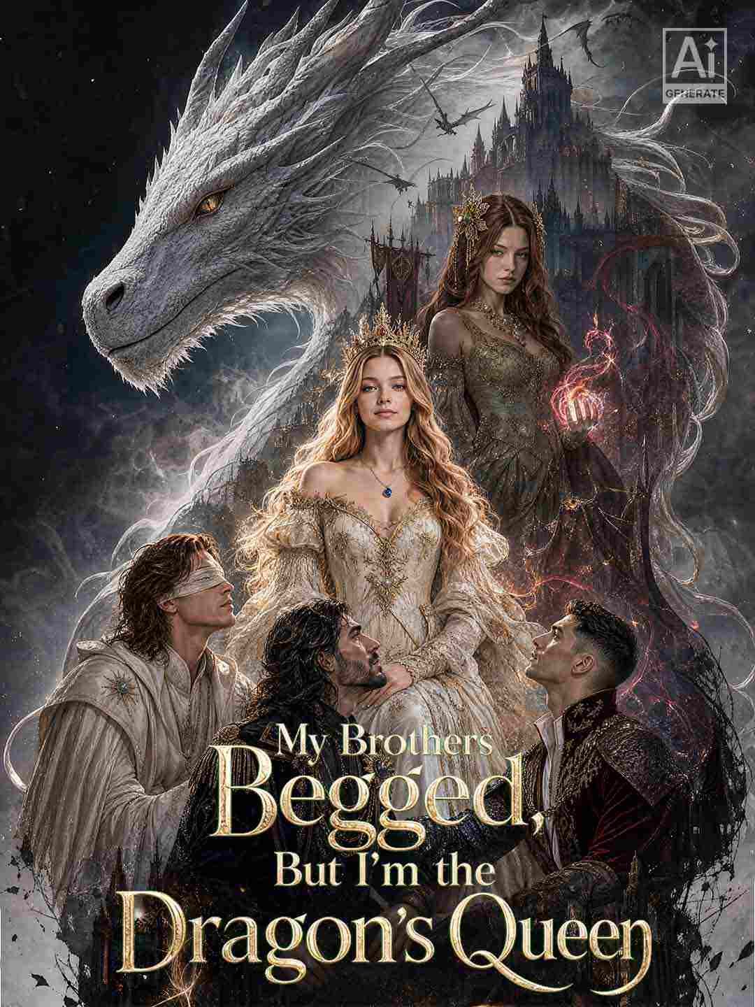 Poster for My Brothers Begged, But I'm the Dragon's Queen