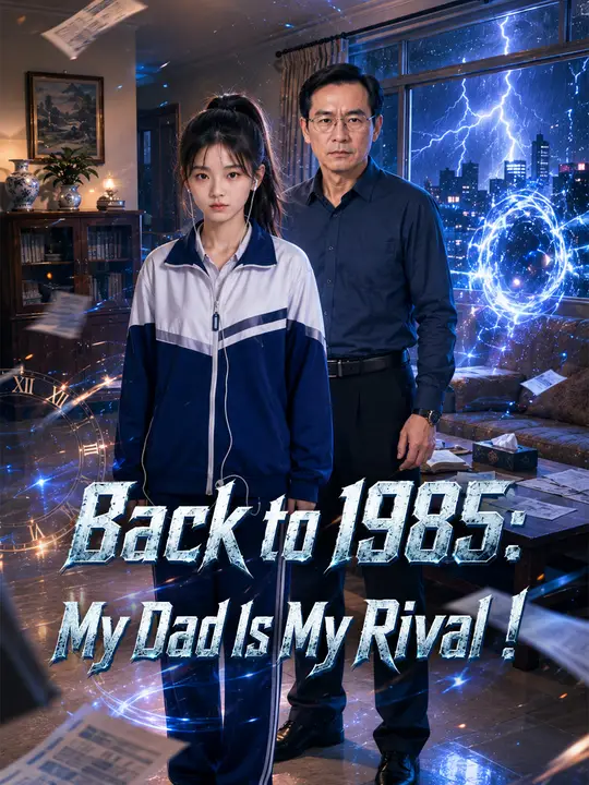 Poster for Back to 1985: My Dad Is My Rival!