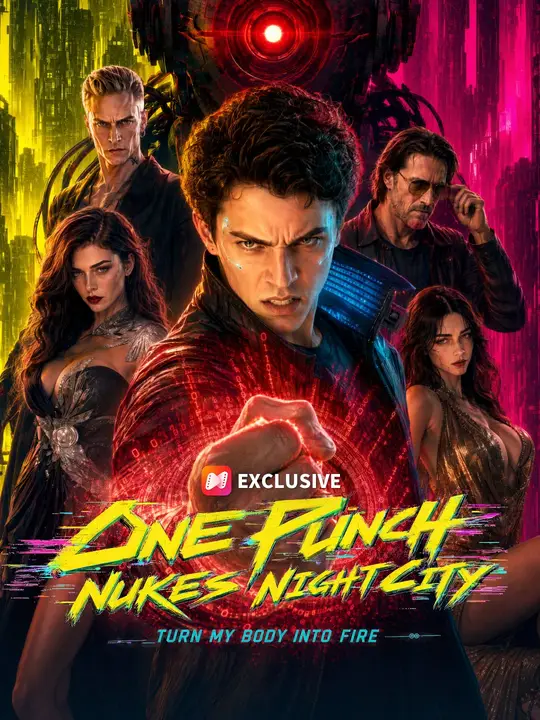 One Punch Nukes Night City poster