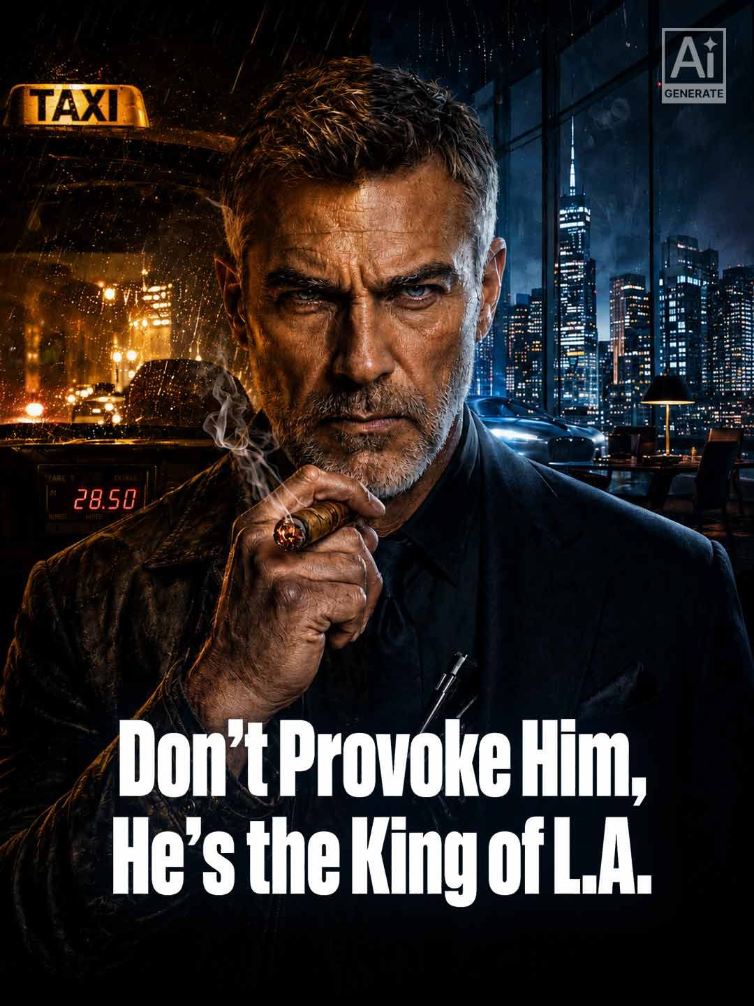 Don’t Provoke Him，He’s the King of L.A poster