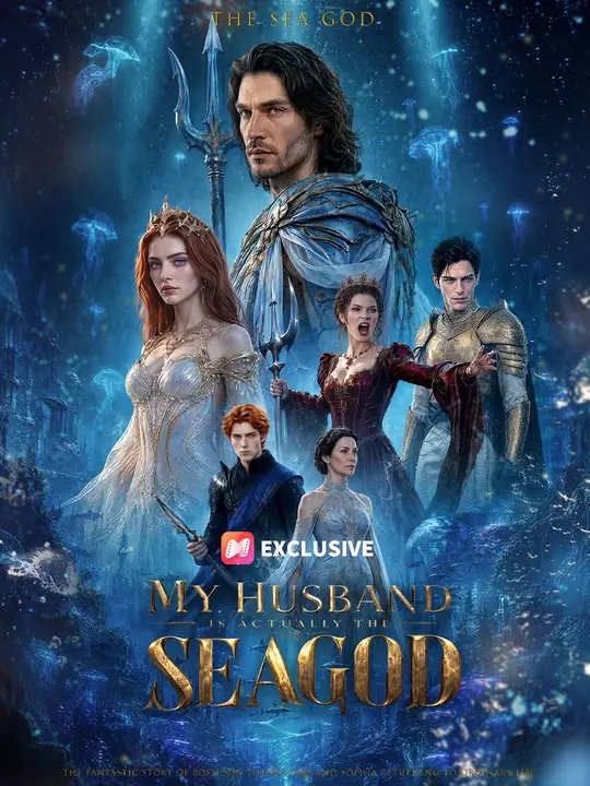 My husband is actually the sea god poster