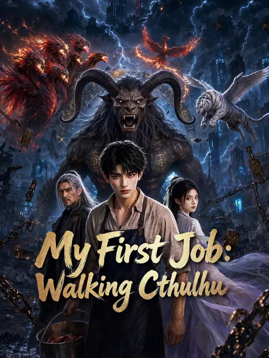 My First Job: Walking Cthulhu poster