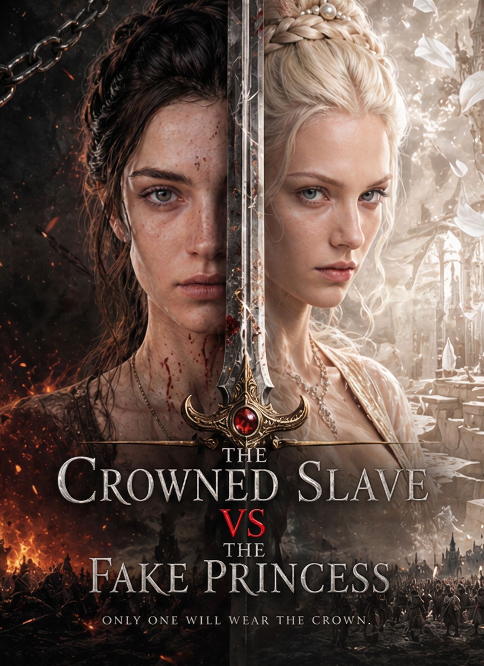 Poster for The Crowned Slave vs The Fake Princess(updating)