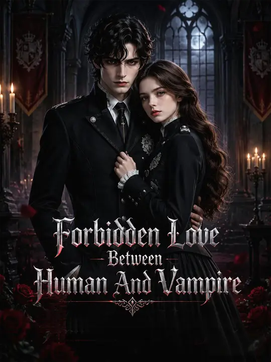 Forbidden love between human and vampire poster