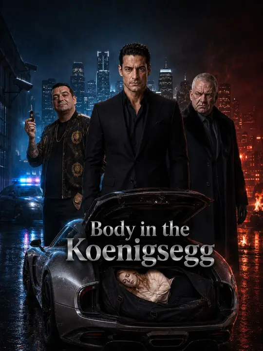 Body in the Koenigsegg poster