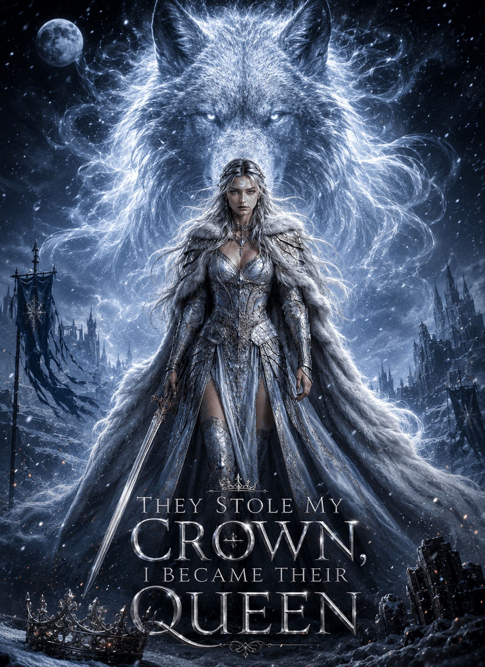 Poster for They Stole My Crown, I Became Their Queen