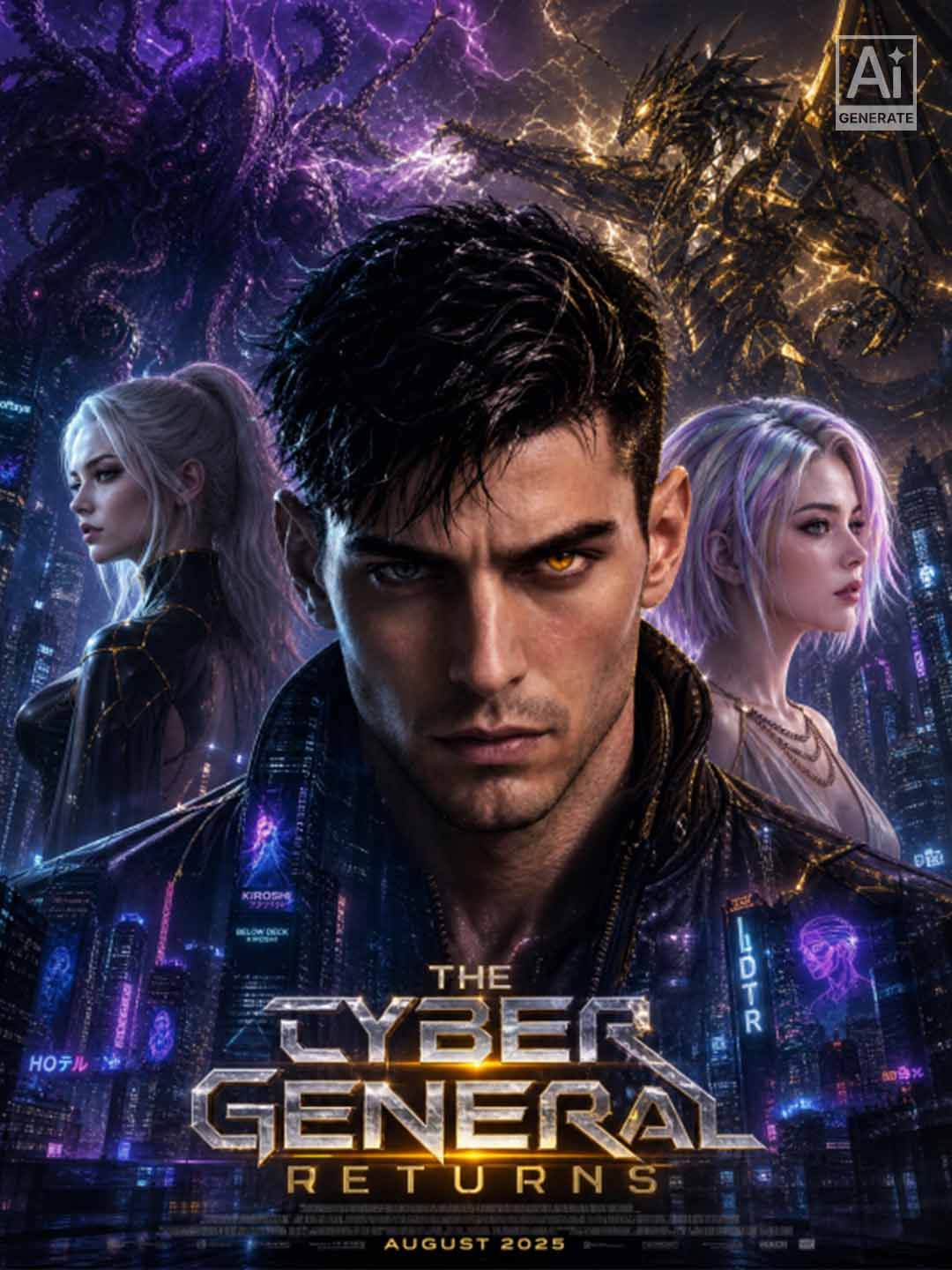 Poster for The Cyber General Returns