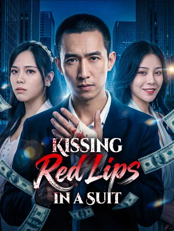 Poster for Kissing Red Lips in a Suit
