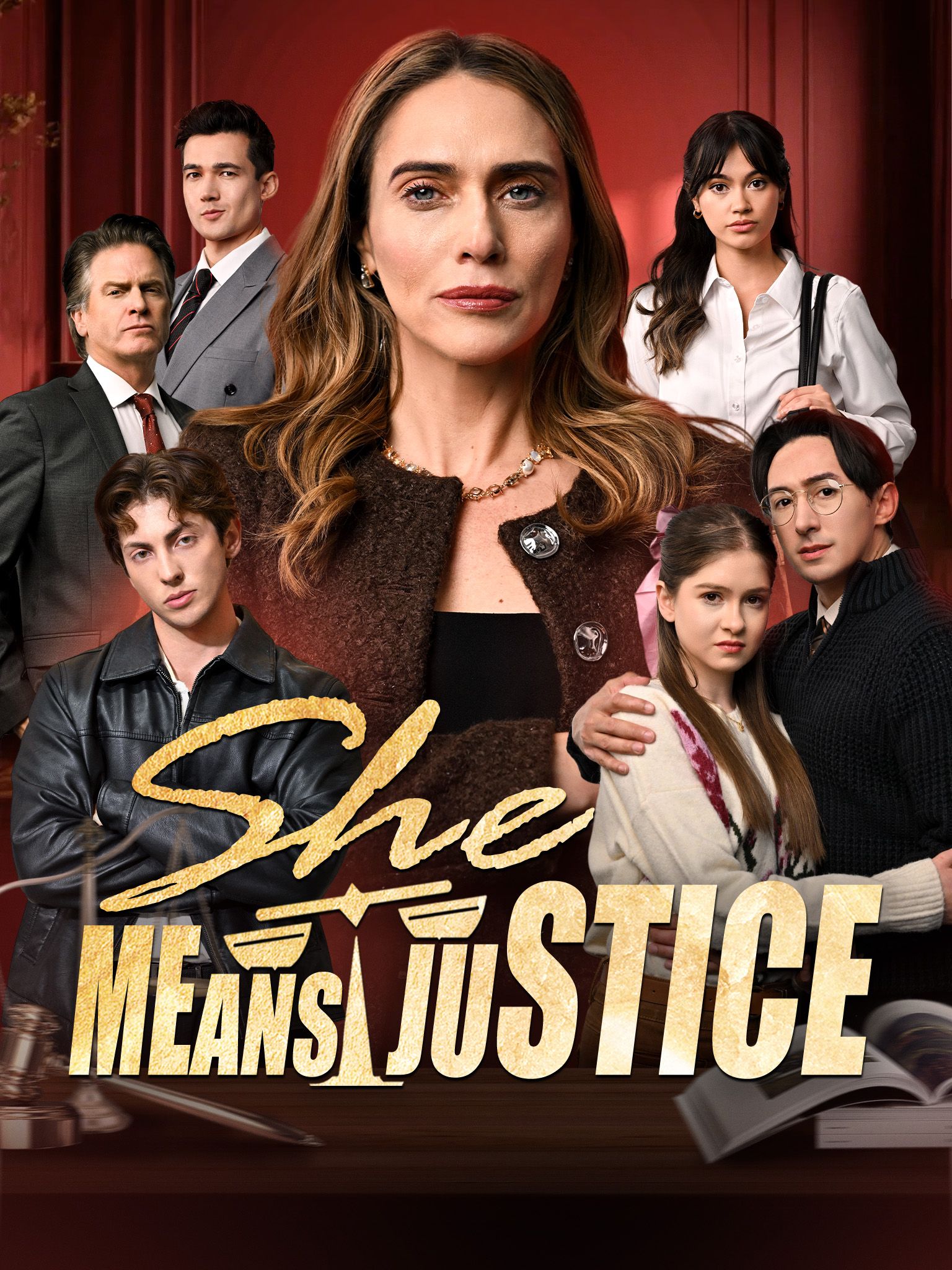 She Means Justice poster