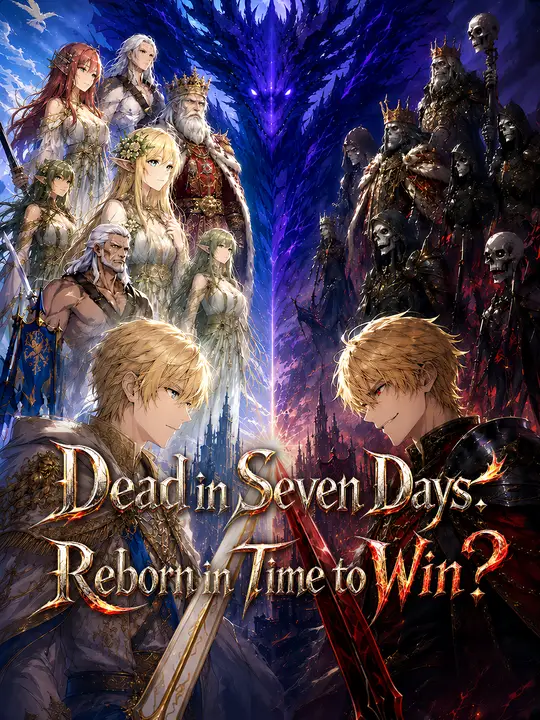 Poster for Dead in Seven Days. Reborn in Time to Win?