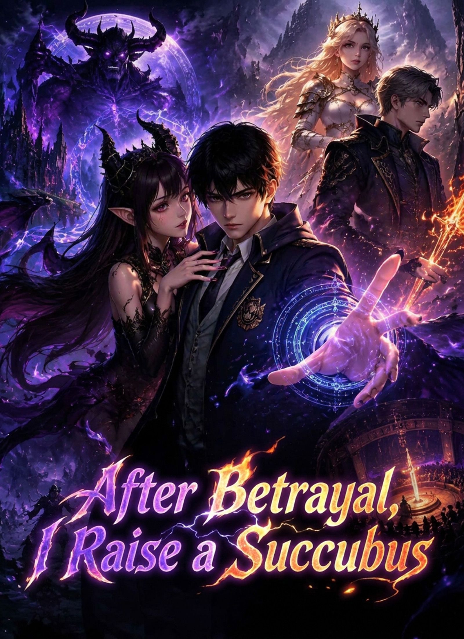 Poster for [Dubbed]After Betrayal, I Raise a Succubus
