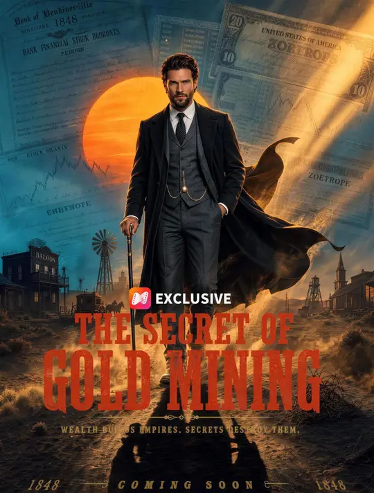 The secret of gold mining poster