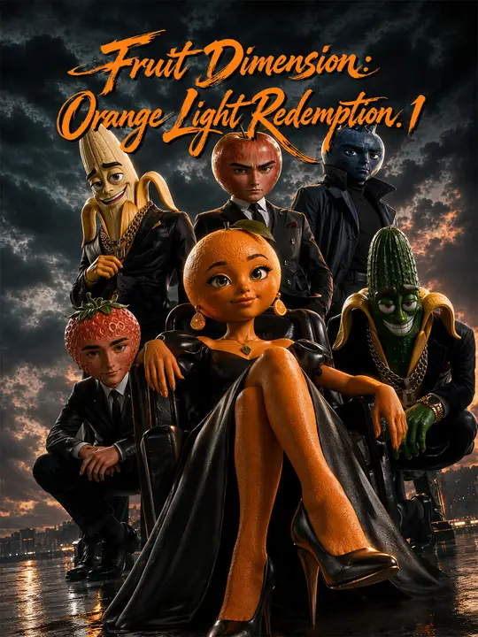 Poster for Fruit Dimension: Orange Light Redemption. 1