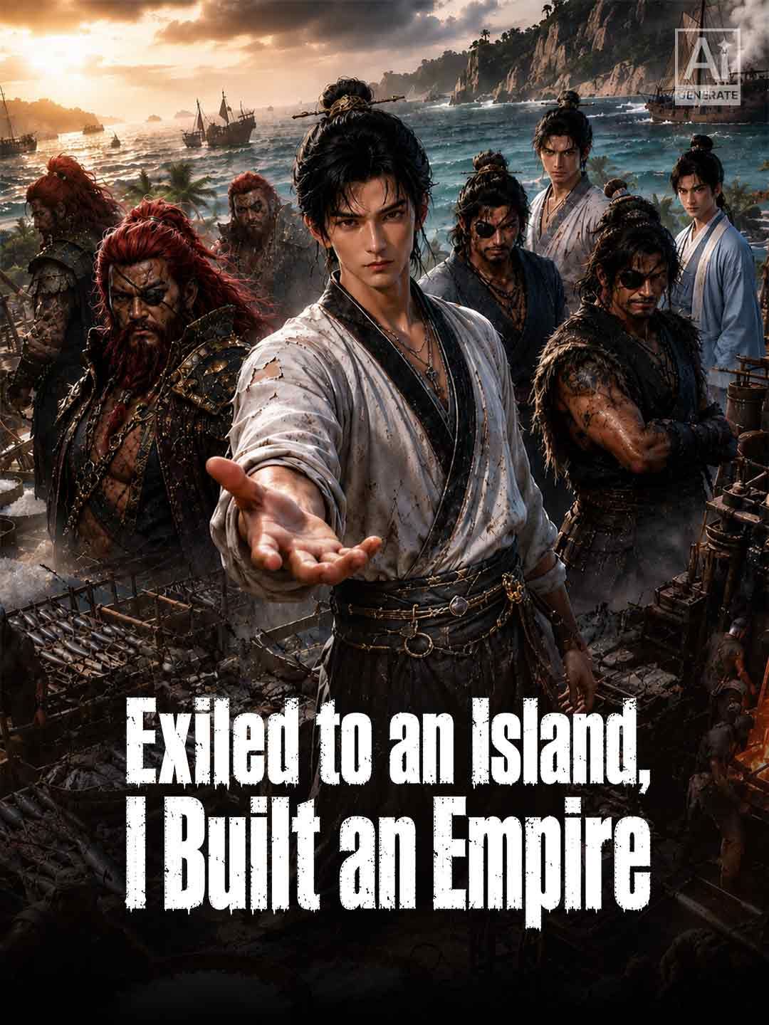 Exiled to an Island, I Built an Empire poster