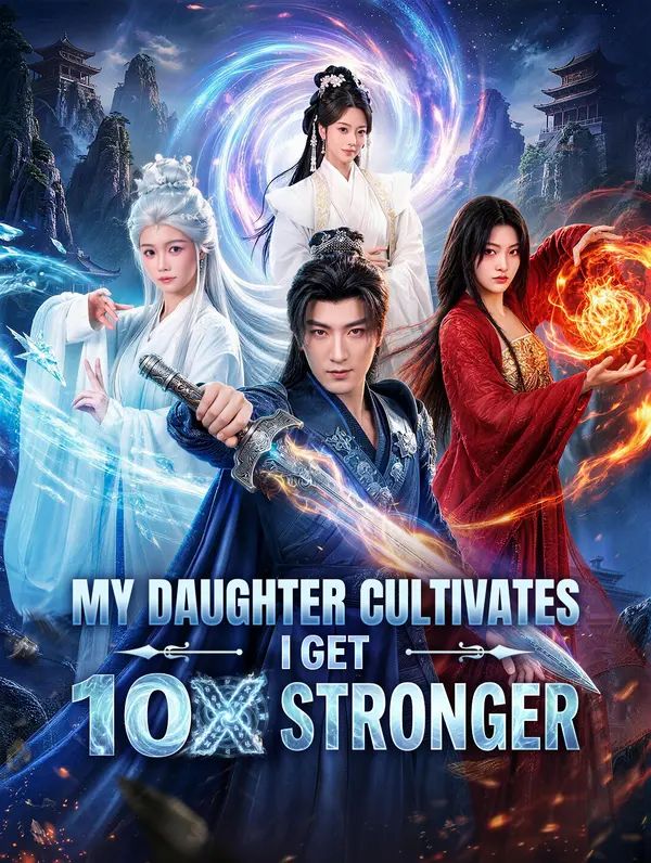 Poster for My Daughter Cultivates, I Get 10x Stronger