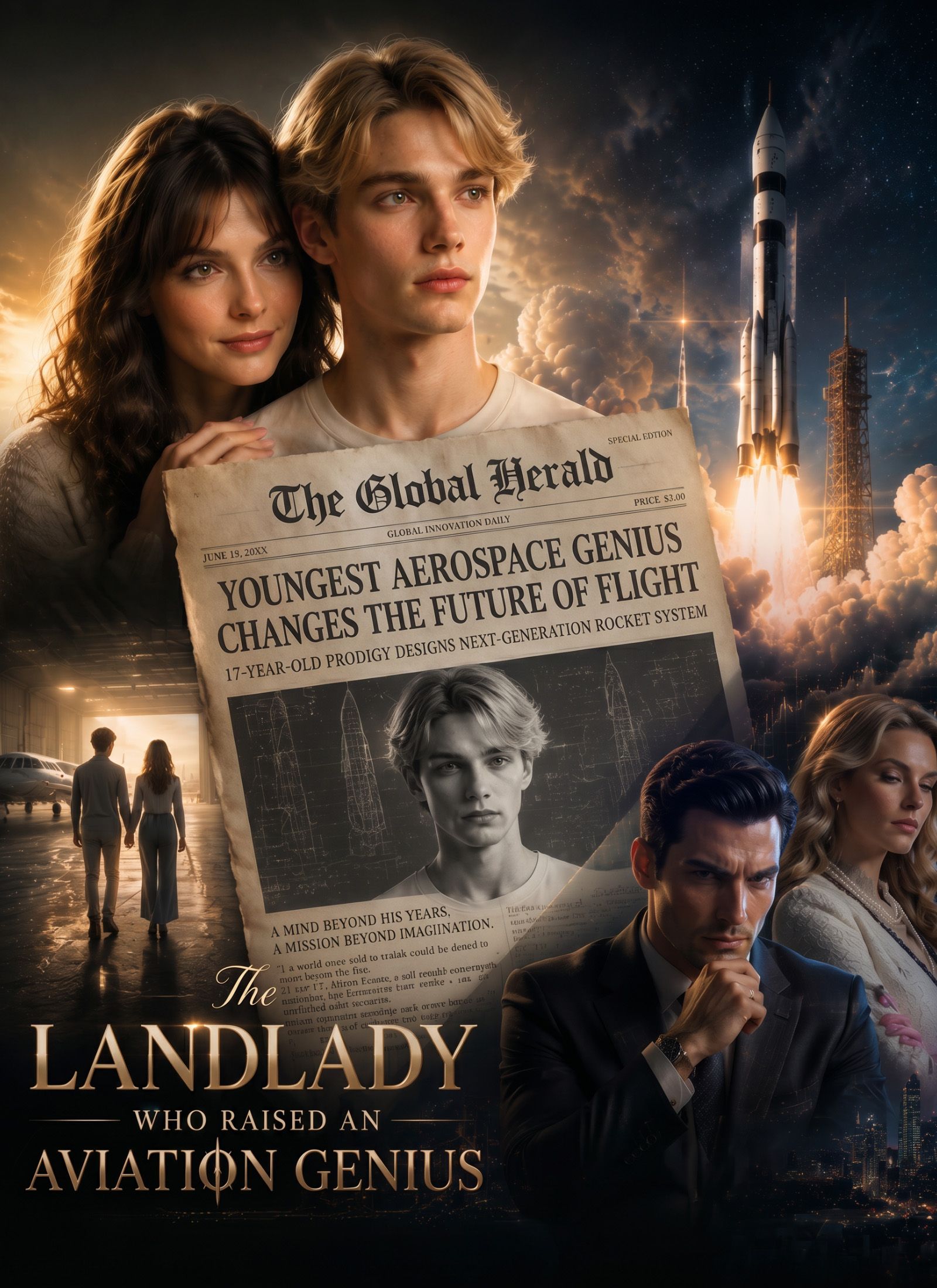Poster for The Landlady Who Raised an Aviation Genius