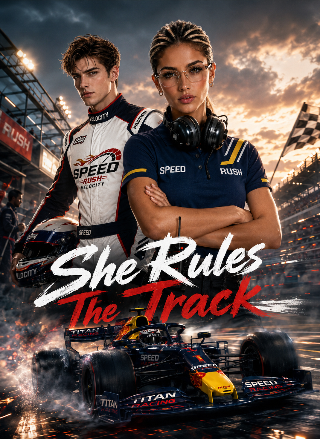 She Rules The Track poster
