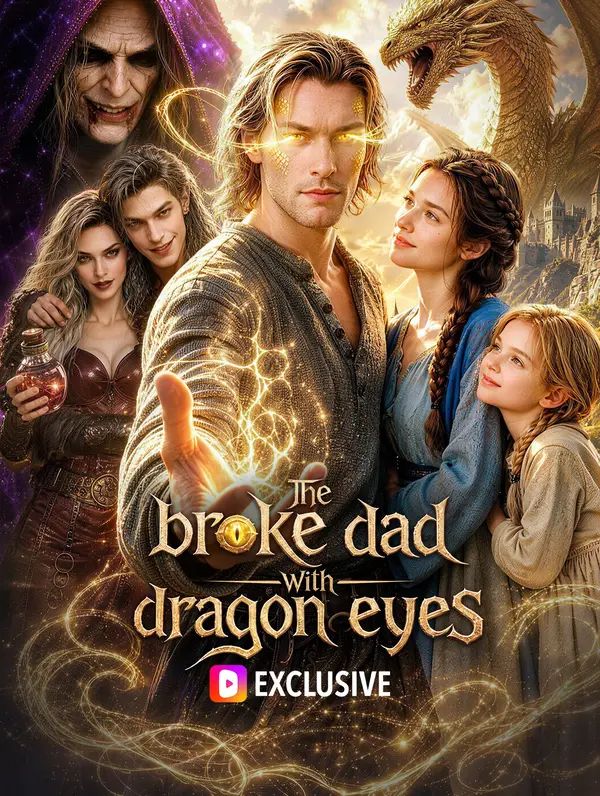 The broke dad with dragon eyes poster