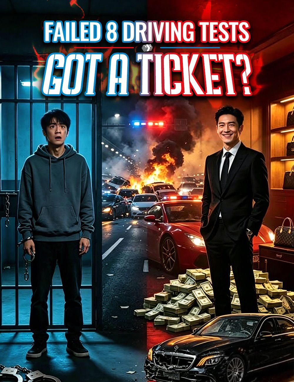 Failed 8 Driving Tests, Got a Ticket? poster