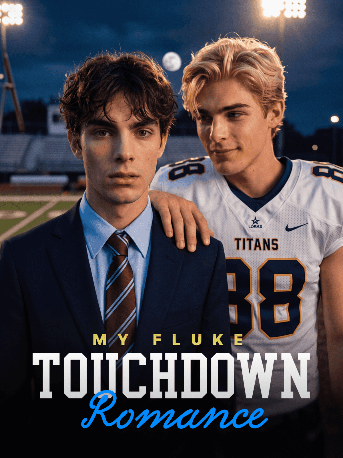 My Fluke Touchdown Romance poster