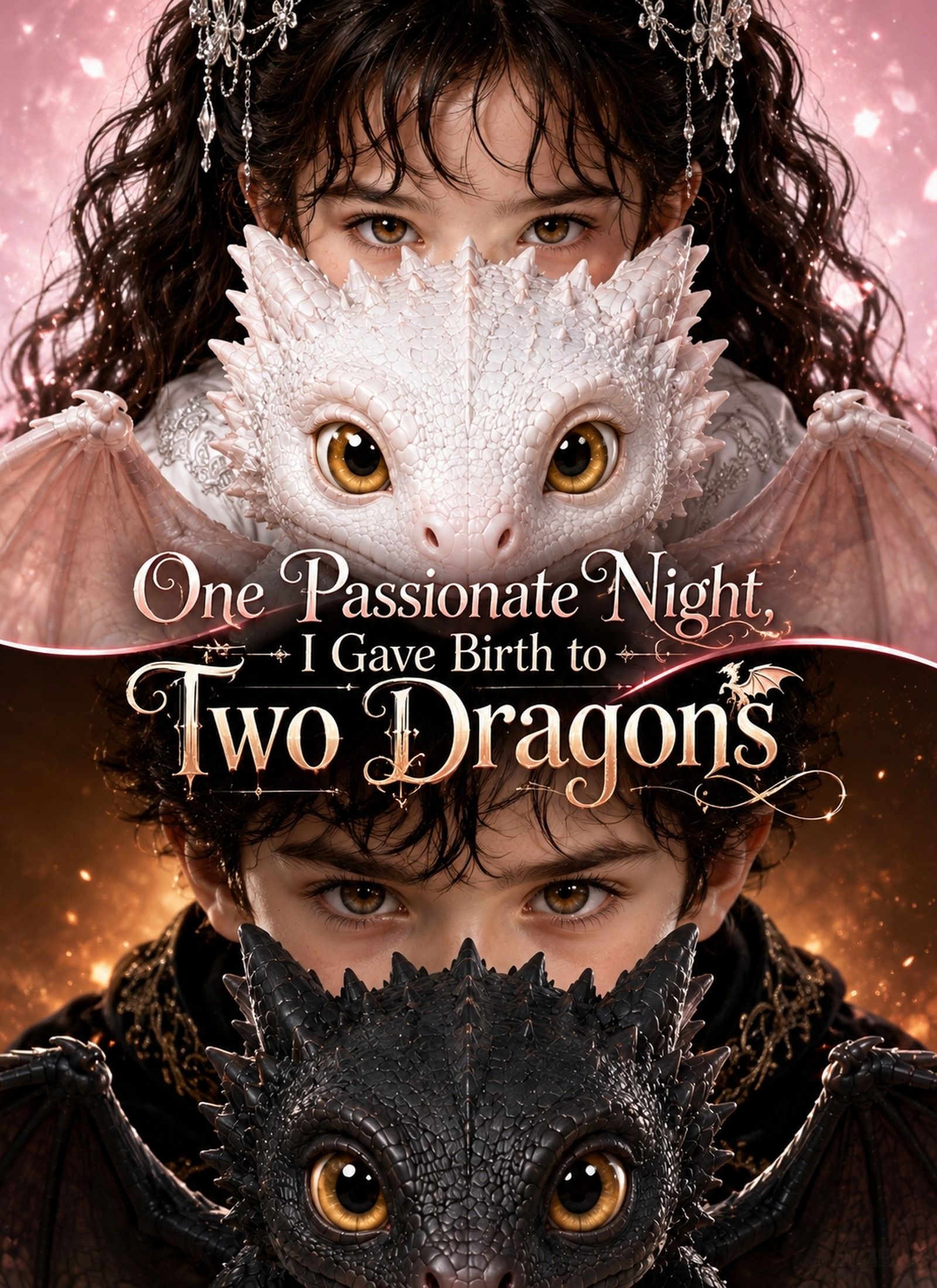 Poster for One Passionate Night, I Gave Birth to Two Dragons