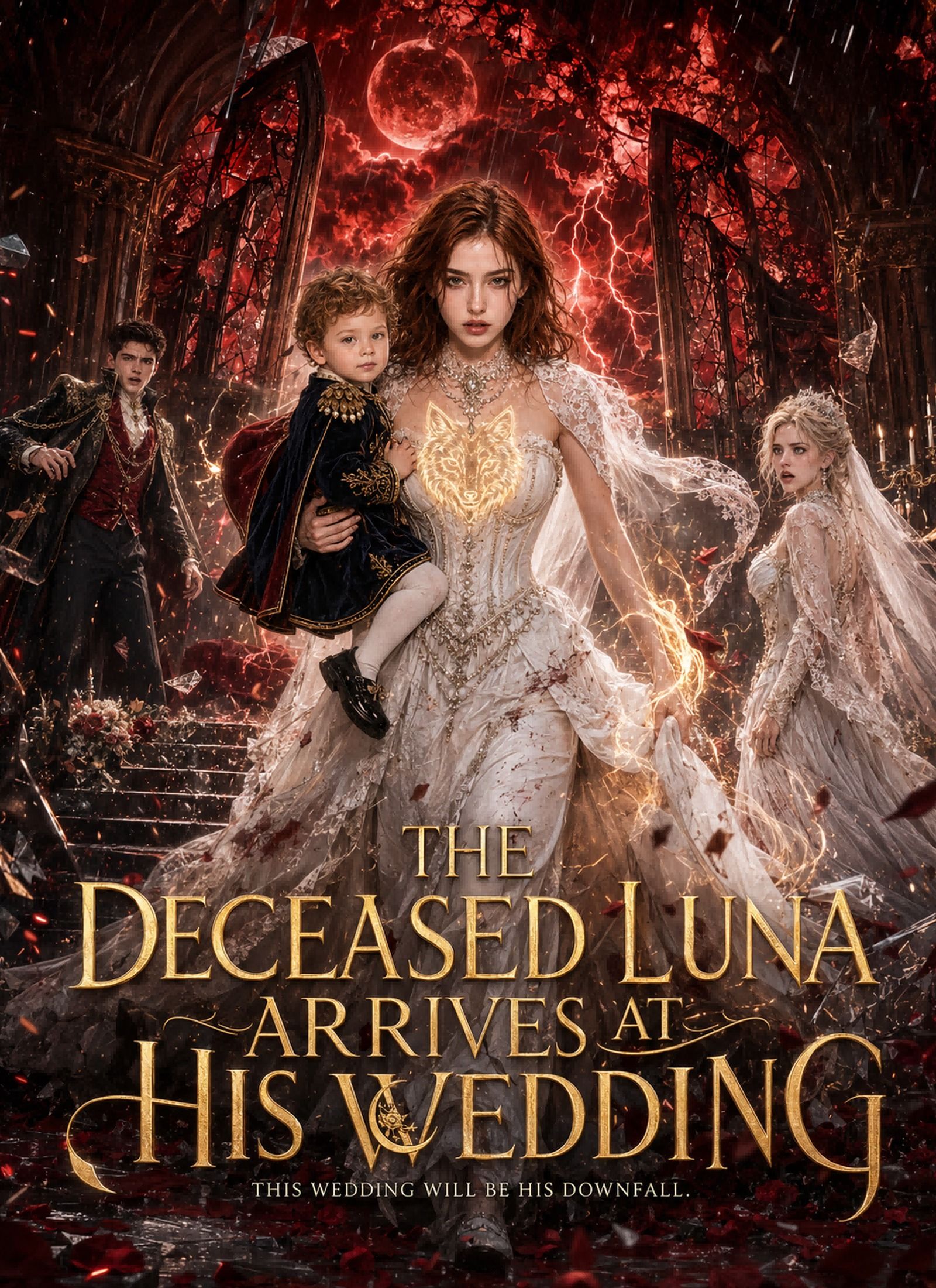 Poster for The Deceased Luna Arrives At His Wedding