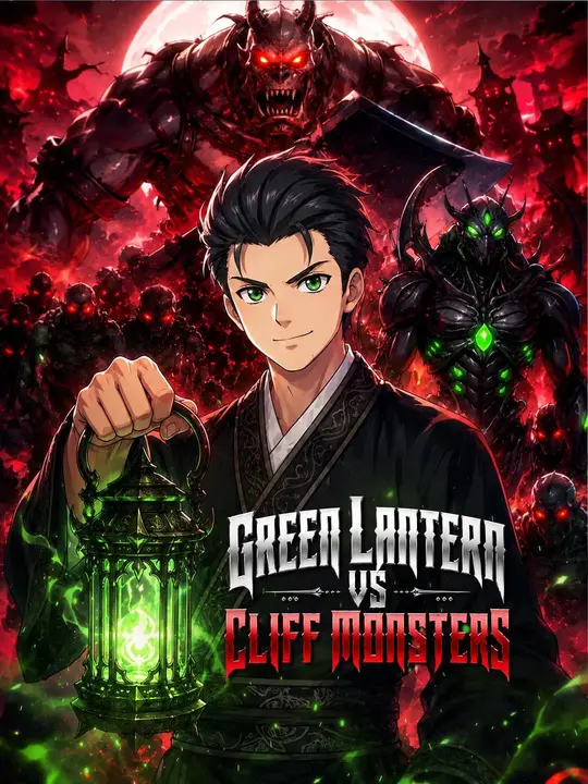 Poster for (Dubbed) Green Lantern vs Cliff Monsters