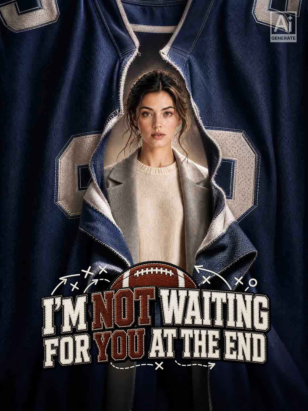 I'm not waiting for you at the end poster