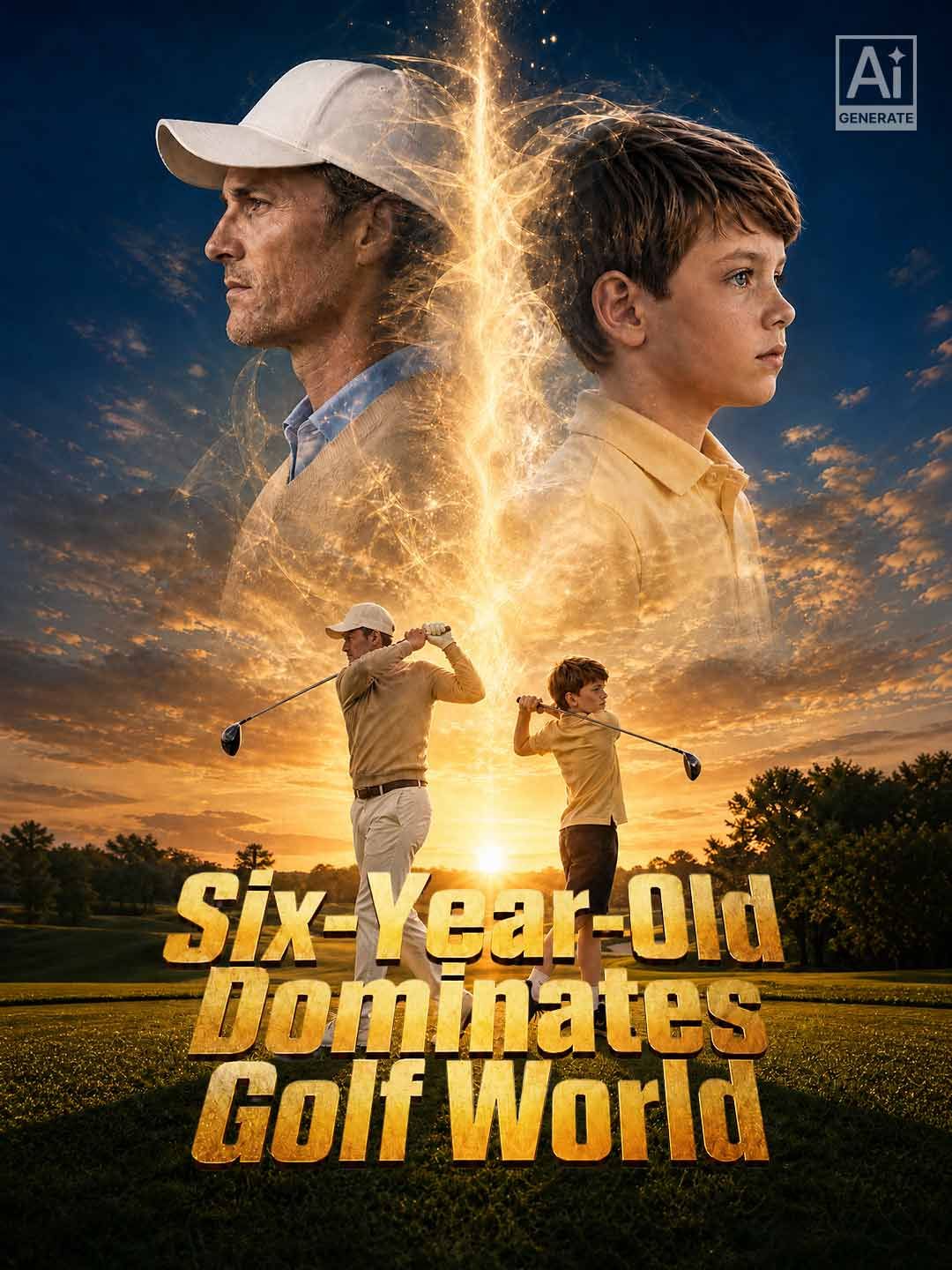 Poster for Six-Year-Old Dominates Golf World