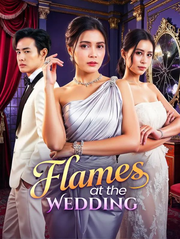 Flames at the Wedding poster