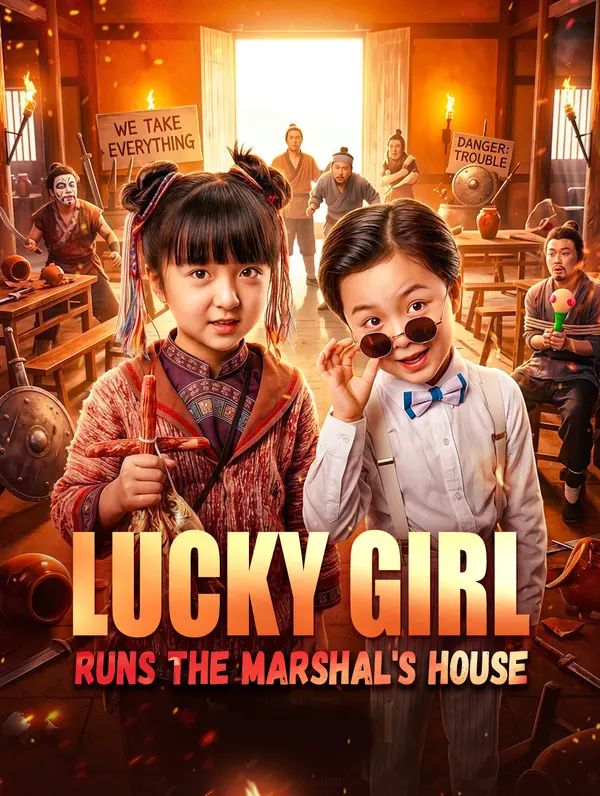 Poster for Lucky Girl Runs the Marshal's House