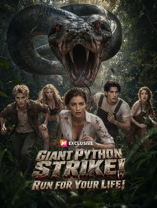 Giant Python Strike! Run for Your Life! poster