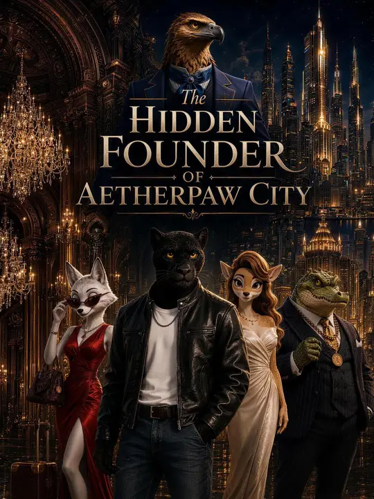 The Hidden Founder of Aetherpaw City poster